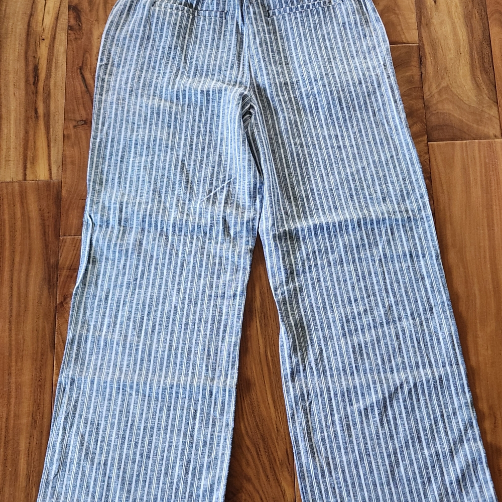 Striped Blue and White Pants